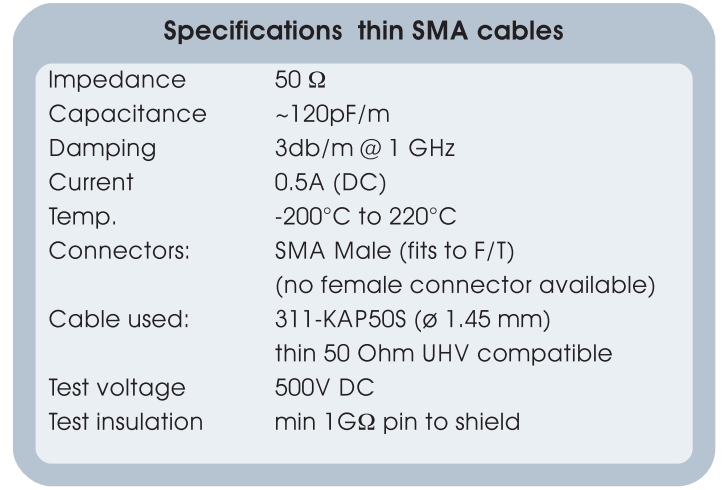 Allectra 50歐姆SMA 單端接細(xì)線